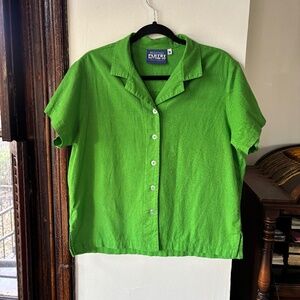 Big Bud Press Pantry Button Up In Kelly Green